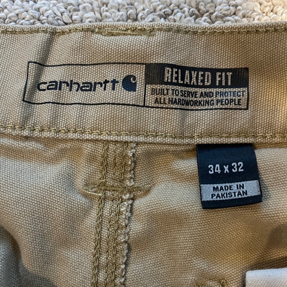 Carhartt Men's Relaxed Fit Brown Cargo Pants